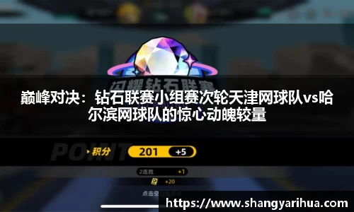 巅峰对决：钻石联赛小组赛次轮天津网球队vs哈尔滨网球队的惊心动魄较量